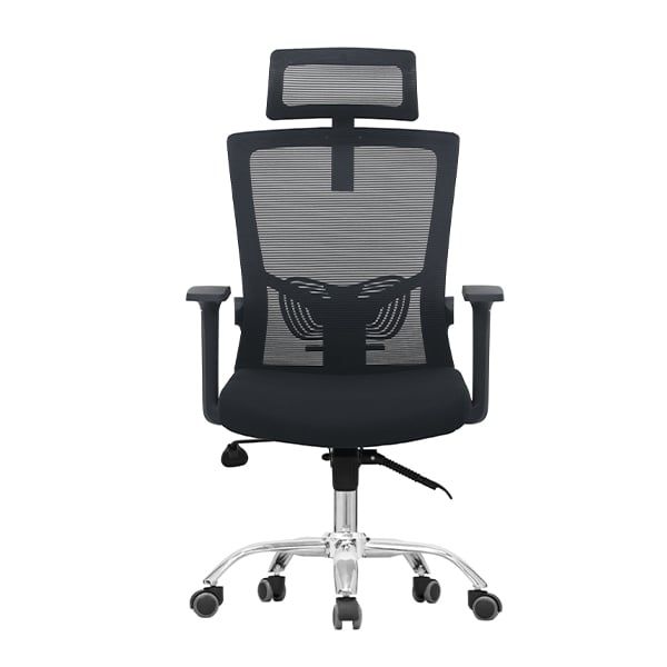 Ghế công thái học lưới cao cấp EDRA EEC216 (Chân Kim Loại) - Màu đen