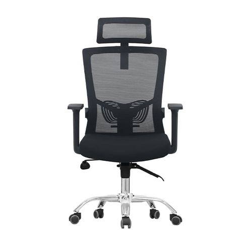 Ghế công thái học lưới cao cấp EDRA EEC216 (Chân Kim Loại) - Màu đen