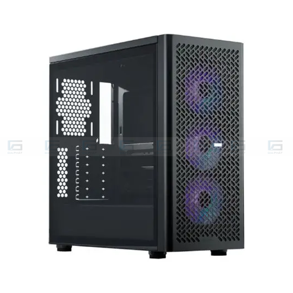 Thùng máy Cooler Master Elite 502 E-ATX, Kính cường lực - Màu đen