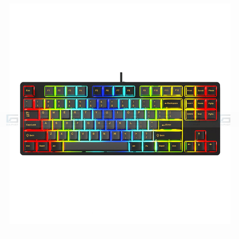 Bàn phím chơi game cơ EDRA EK387FL - Polar Night - Màu đen