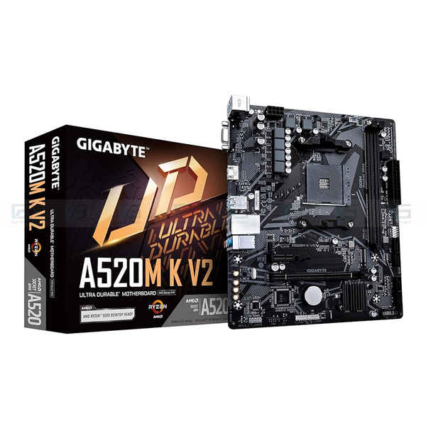 Bo mạch chủ Gigabyte A520M-K V2 DDR4 M-ATX