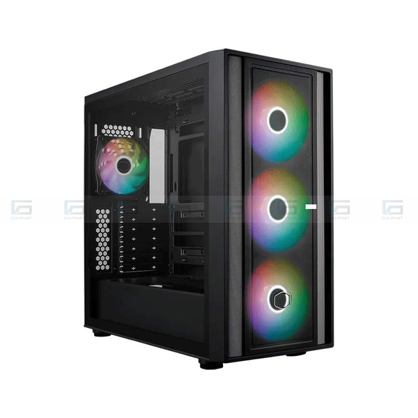 Thùng máy Cooler Master MasterBox 600 E-ATX - Màu đen
