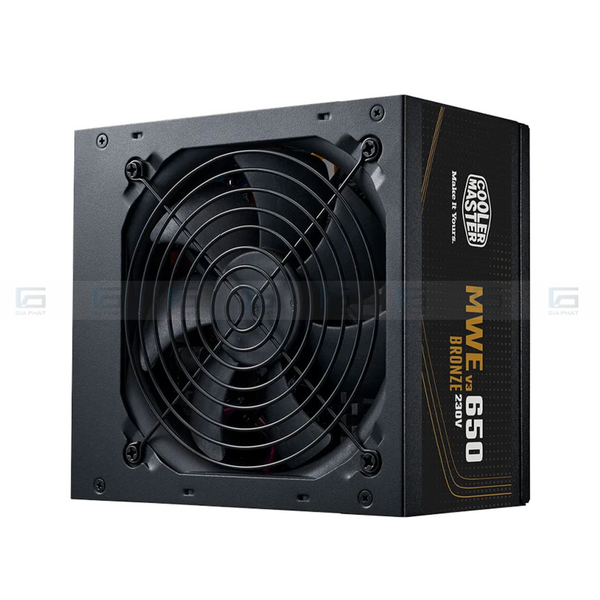 Bộ nguồn Cooler Master MWE Bronze 650 V3 650W 230V - Màu đen