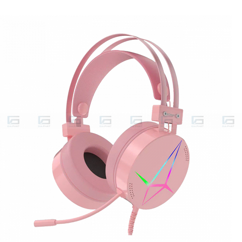 Tai nghe chơi game có dây EDRA EH416 PRO USB - Màu đen/hồng