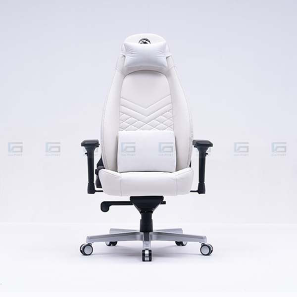 Ghế Gaming Da Thật PU Cao Cấp EDRA Big Boss EGC2021 LUX - Màu đen/trắng