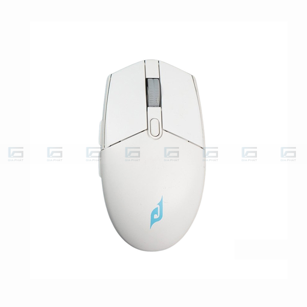 Chuột Gaming Không Dây EDRA EM6102W Huano Switch - Màu trắng/đen