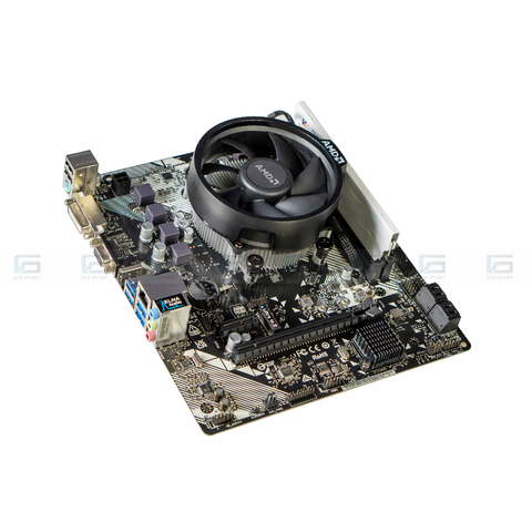 Combo Mainboard AMD B450M - Athlon 3000G - Ram 8G/3200 - New Box