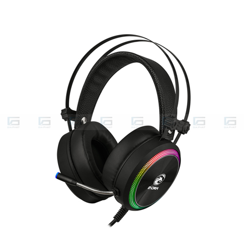 Tai nghe chơi game LED RGB EDRA EH412 7.1 PRO LED RGB - Màu đen