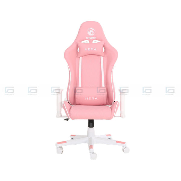 Ghế Gaming Da PU Cao Cấp EDRA HERA EGC224 - Màu hồng