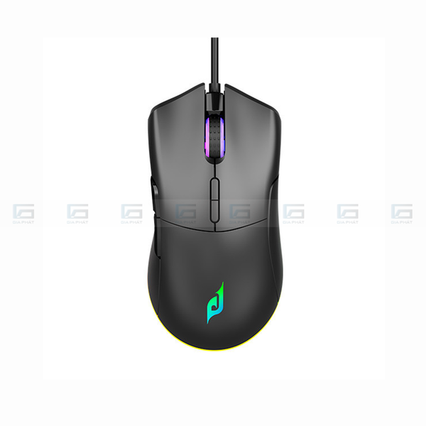 Chuột gaming có dây EDRA EM660 PRO LED RGB - Màu đen