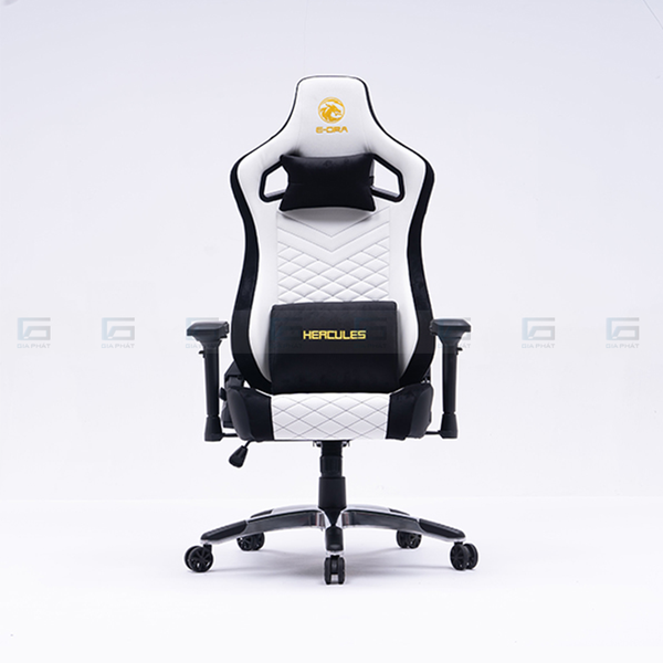 Ghế Gaming Da PU Cao Cấp EDRA Hercules EGC203 PRO - Màu trắng/đen/đỏ/vàng