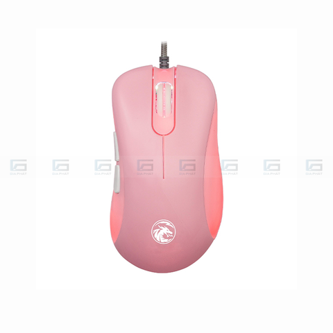 Chuột gaming có dây EDRA EM660 PRO FPS LED RGB - Màu đen/hồng