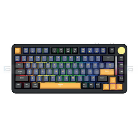 Bàn phím chơi game cơ EDRA EK375W 82 phím - trắng/đen