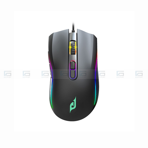 Chuột Gaming Có Dây 1.8m EDRA EM624 LED RGB - Màu đen/trắng/hồng