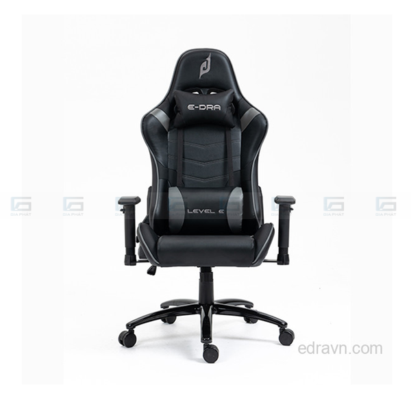 Ghế Gaming Cao Cấp Da PU EDRA LEVEL E - EGC229 - Màu đen/đỏ