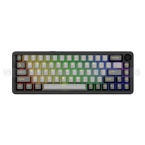 Bàn phím cơ không dây EDRA EK368RT - Triple Mode - Màu đen