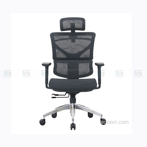 Ghế công thái học lưới chất lượng cao EDRA EEC214 - Màu đen