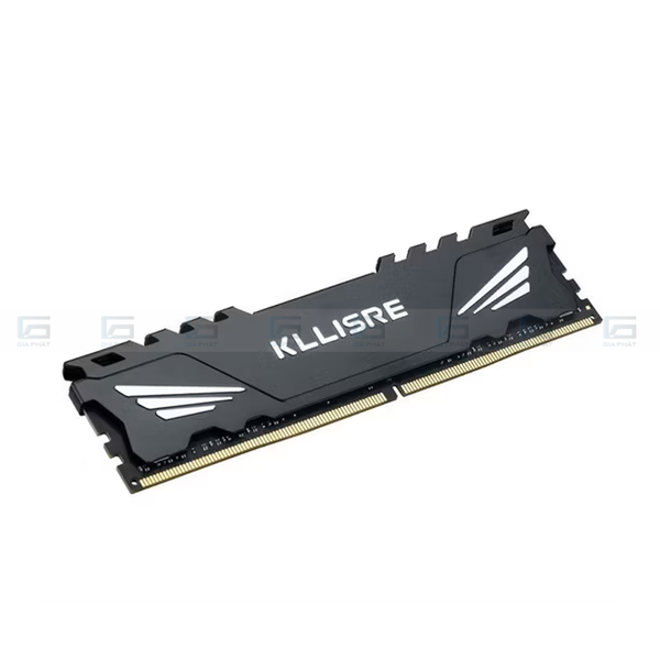 Ram PC Kllisre 8G/2666 DDR4 Có Tản New Box - Màu đen/trắng