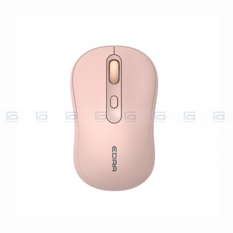 Chuột không dây công thái học EDRA EM611W - Màu hồng/đen/trắng