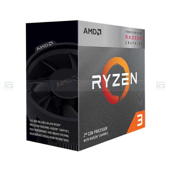 CPU AMD Ryzen 3 3200G (4 nhân 4 luồng, 3.6Ghz - 4.0Ghz, 6MB)