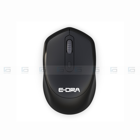 Chuột gaming không dây EDRA EM603W 1600 DPI - Màu đen