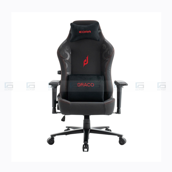 Ghế Gaming Đệm Đúc Nguyên Khối EDRA DRACO EGC237 - Màu đen