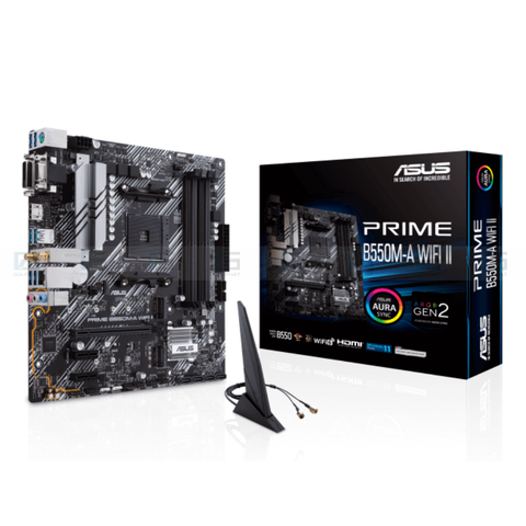 Bo mạch chủ ASUS PRIME B550M-A WIFI II M-ATX
