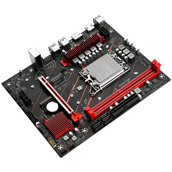 Bo mạch chủ JGINYUE B760M-HD không có WiFi DDR4 - Màu đen