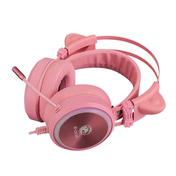 Tai nghe chơi game LED RGB EDRA EH412 7.1 PRO LED RGB - Màu hồng