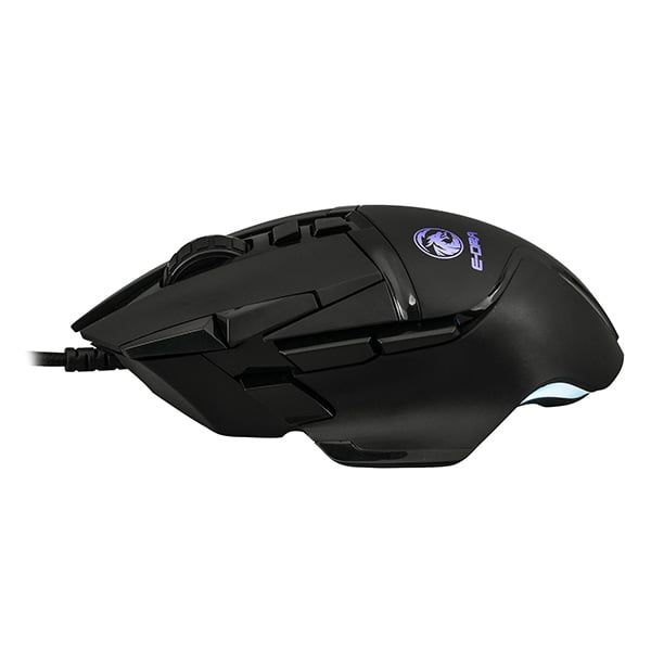 Chuột gaming có dây EDRA EM6502 PRO 16.000 DPI - Màu đen