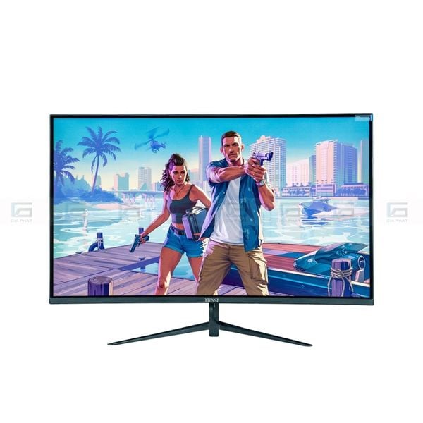 Yunsi Y240Q7 24 inch (144Hz, 1ms, VA, FHD, Cong nhẹ) - Màu Đen/Trắng