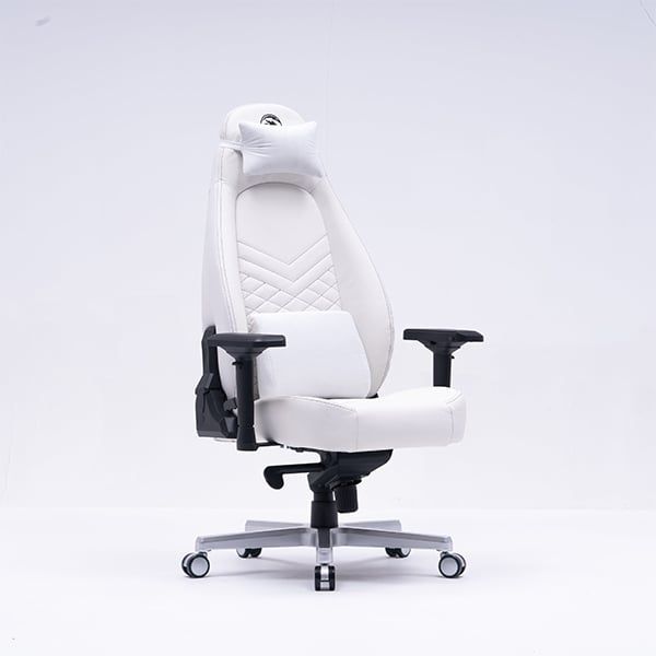 Ghế Gaming Da Thật PU Cao Cấp EDRA Big Boss EGC2021 LUX - Màu đen/trắng