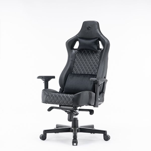 Ghế Gaming Da Thật PU Cao Cấp EDRA Ultimate EGC2020 LUX - Màu trắng/đen