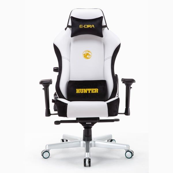 Ghế Gaming Da Cao Cấp PU EDRA Hunter EGC206 - Màu đen/đỏ/trắng