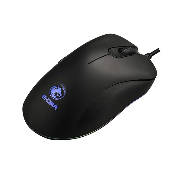 Chuột gaming có dây EDRA EM660 PRO FPS LED RGB - Màu đen/hồng