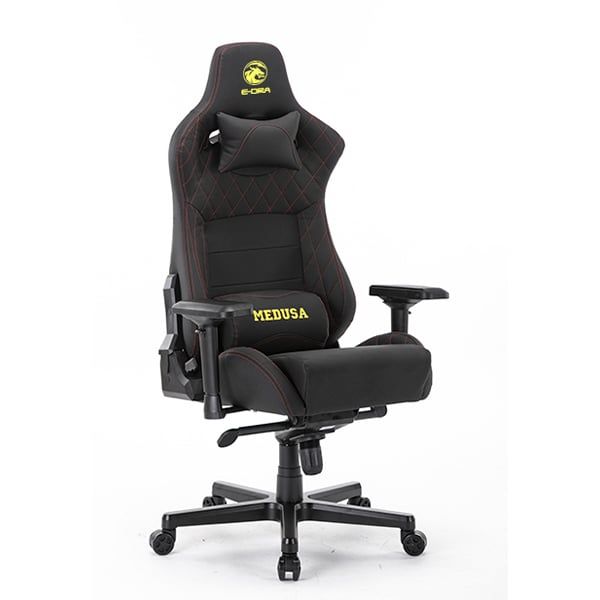 Ghế Gaming Da Cao Cấp Kê Tay 4D EDRA Medusa EGC209 - Màu đen