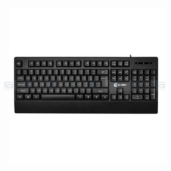 Bàn phím chơi game giả cơ EDRA EK502 104 phím - Màu đen