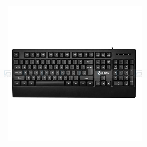 Bàn phím chơi game giả cơ EDRA EK502 104 phím - Màu đen