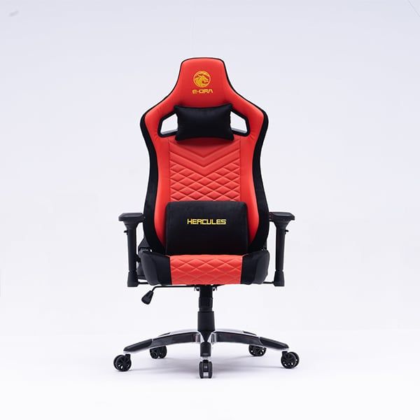 Ghế Gaming Da PU Cao Cấp EDRA Hercules EGC203 PRO - Màu trắng/đen/đỏ/vàng