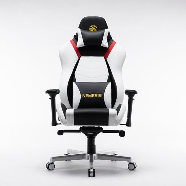 Ghế Gaming Da PU Đệm Cao Su EDRA Nemesis EGC221 - Màu đen/đỏ/trắng