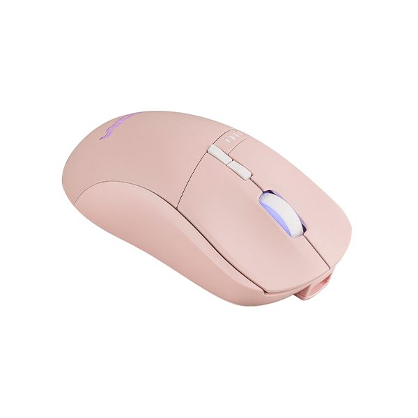 Chuột gaming không dây EDRA EM620W LED RGB - Màu hồng