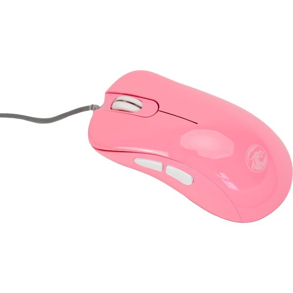Chuột gaming có dây EDRA EM660 Lite LED RGB - Màu đen/hồng
