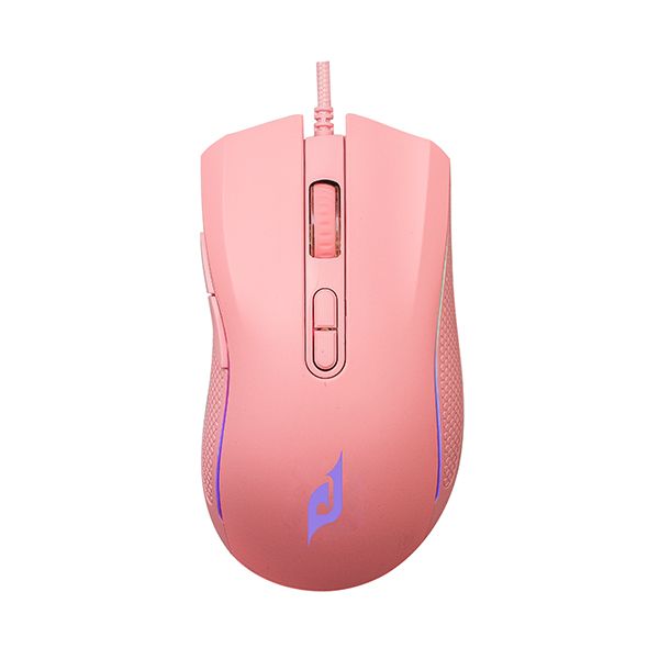 Chuột Gaming Có Dây 1.8m EDRA EM624 LED RGB - Màu đen/trắng/hồng