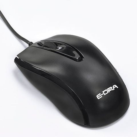Chuột văn phòng có dây EDRA EM601v2 - Màu đen