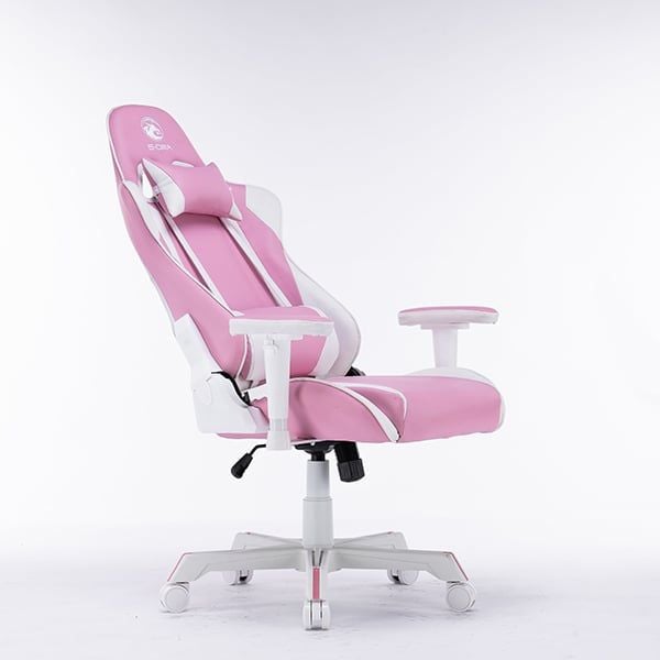 Ghế Gaming Cao Cấp Da PVC EDRA QUEEN - EGC225 - Màu hồng