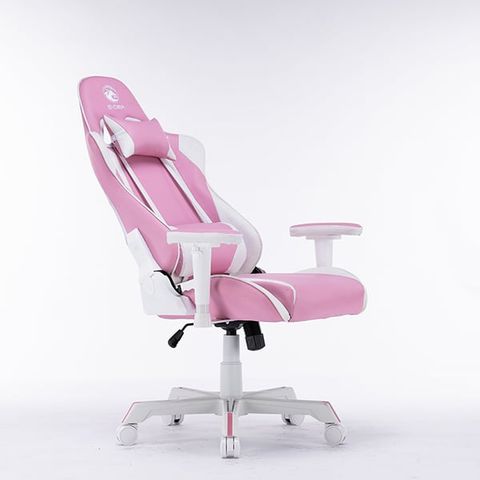 Ghế Gaming Cao Cấp Da PVC EDRA QUEEN - EGC225 - Màu hồng