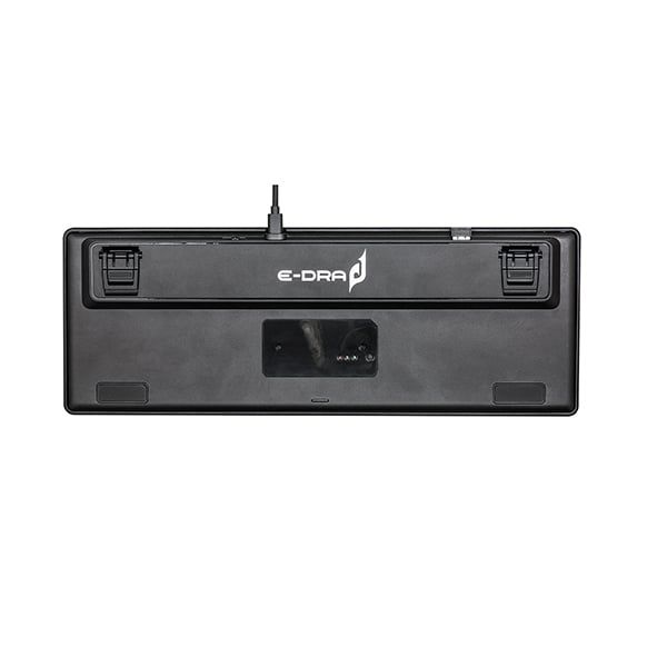 Bàn phím chơi game cơ cao cấp EDRA EK3187w 87 phím - Màu đen