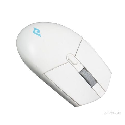 Chuột Gaming Không Dây EDRA EM6102W Huano Switch - Màu trắng/đen