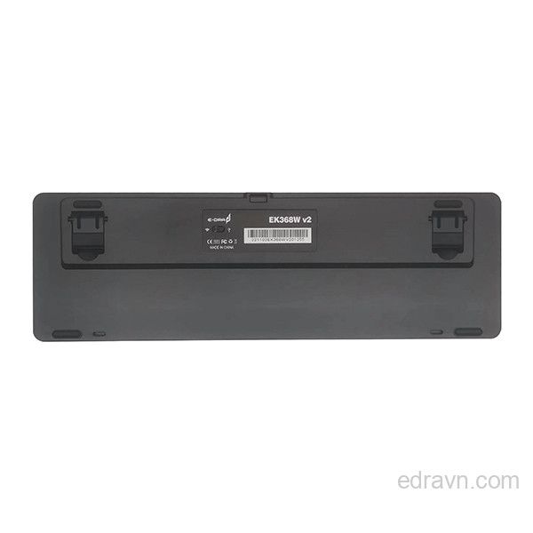 Bàn phím chơi game cơ cao cấp EDRA EK368Wv2 - Màu đen trắng