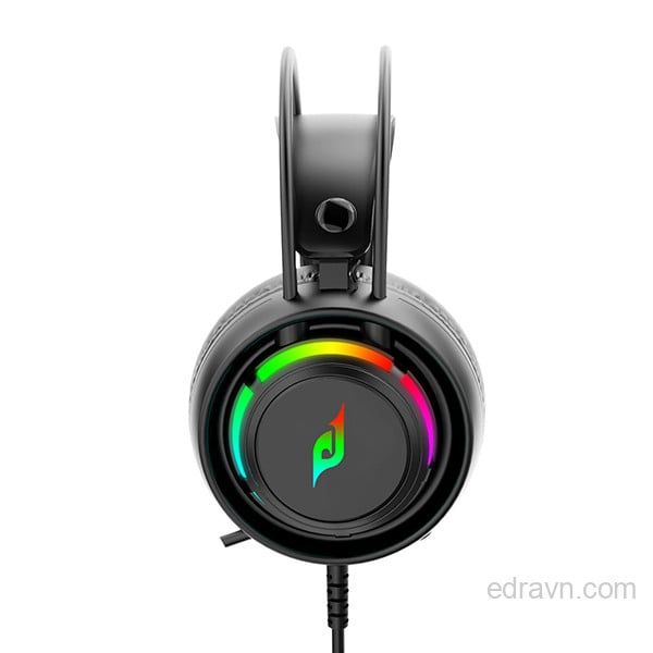 Tai nghe chơi game có dây EDRA EH404 USB 2.5m - Màu đen